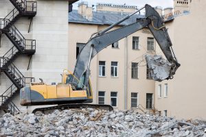 building demolition with hydraulic excavator destr 2023 11 27 04 49 12 utc min
