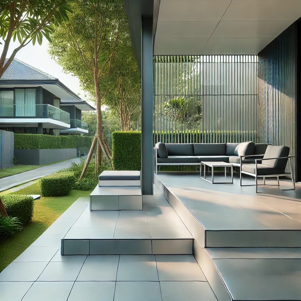 Alu Unterkonstruktion für Terrassenplatten